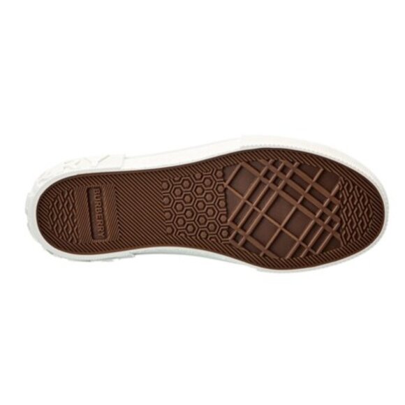 NIB-BURBERRY-Check Canvas Sneaker - Size 39 - Picture 4 of 4